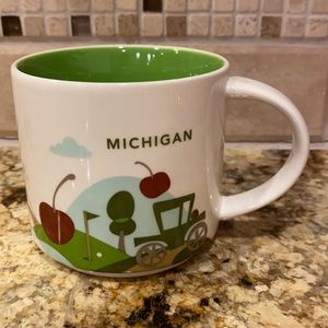 Starbucks You Are Here Collection Michigan Mug